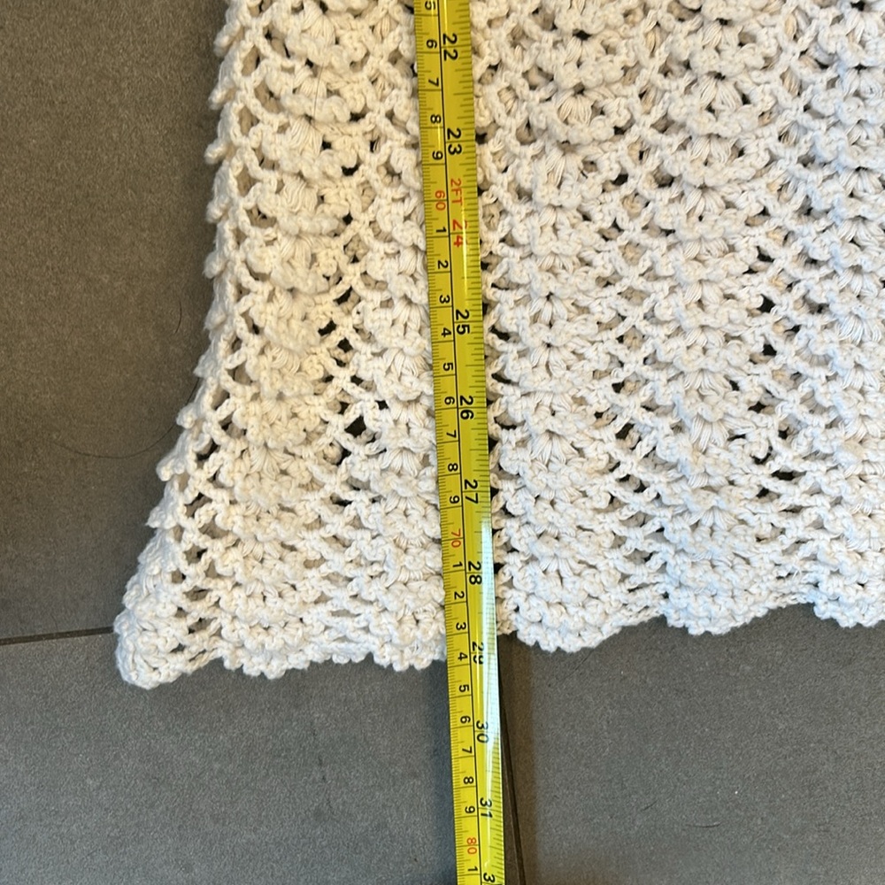 525 America Crocheted, One Hundred Percent Cotton Tunic/ Top - Picture 10 of 13